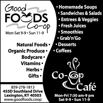 Good Foods Co-op ad 2003 Lexington KY