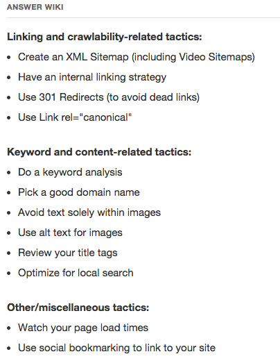 What is the most overlooked SEO tactic that is a quick win